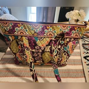 Vera Bradley Plum Crazy Grand Tote